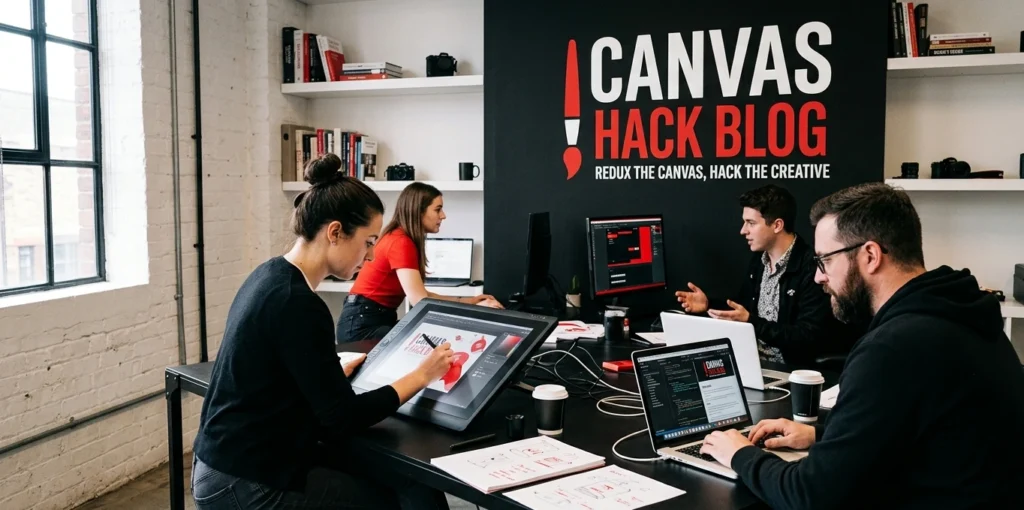 Canvas Digital Collapse