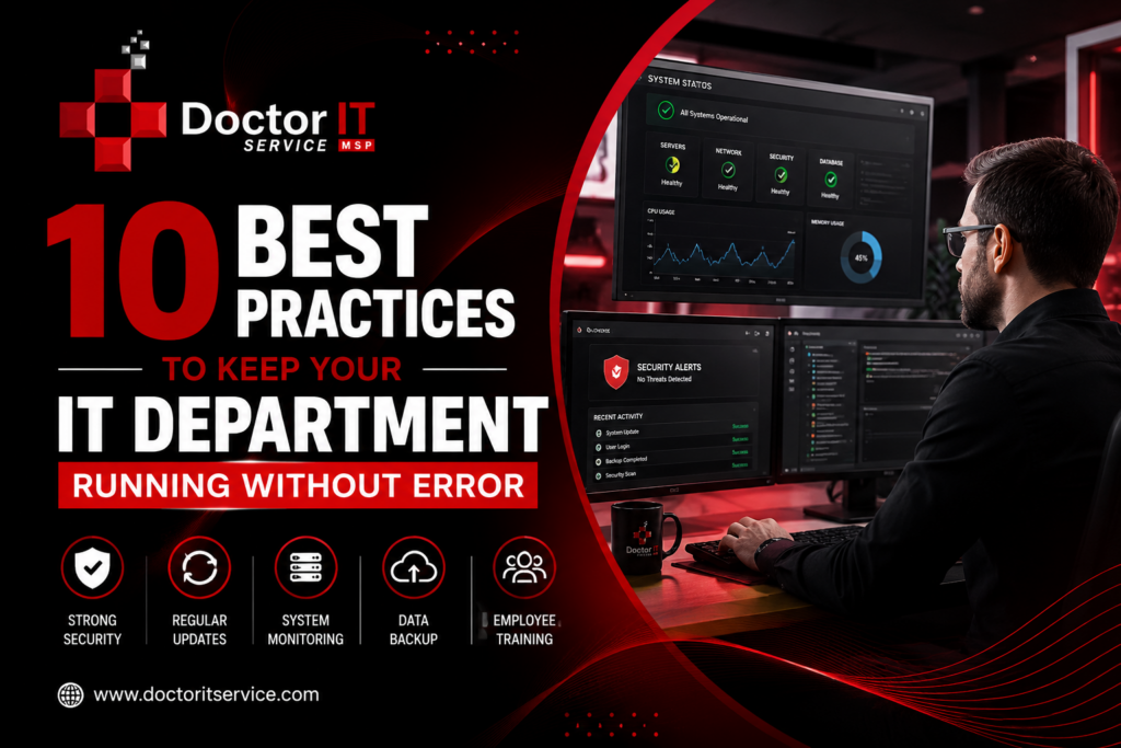 10 Best Practices to Keep Your IT Department Running Without Error