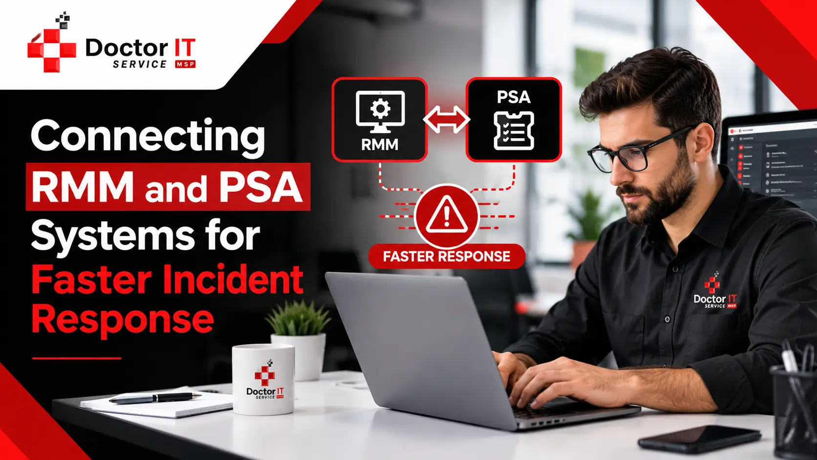 Connecting RMM and PSA for Faster Response