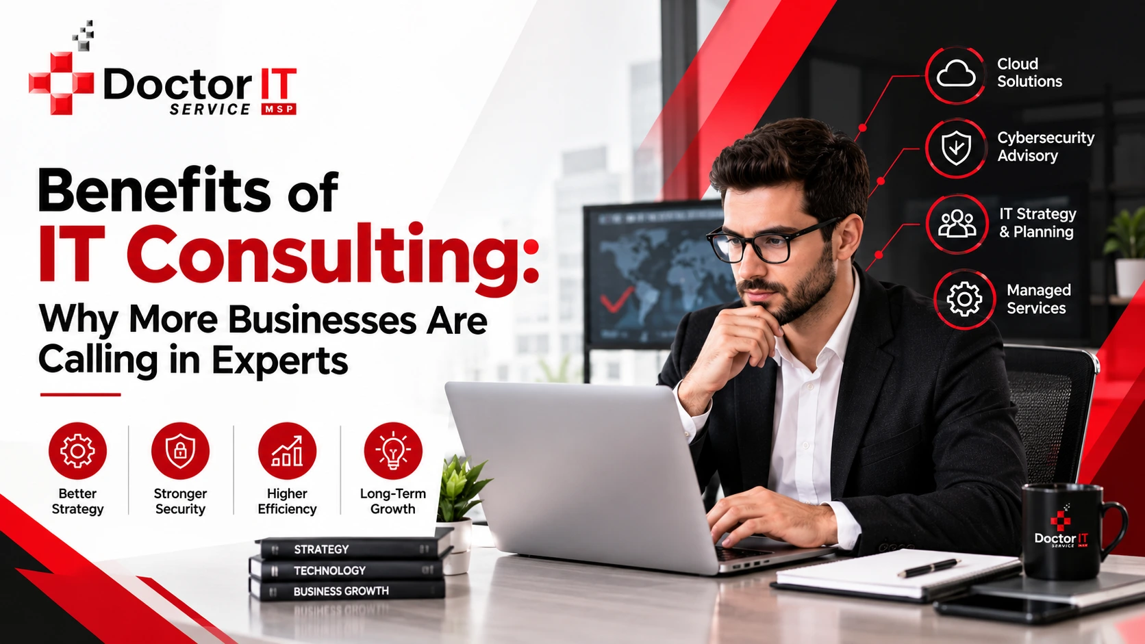 Doctor IT Consulting Benefits Banner